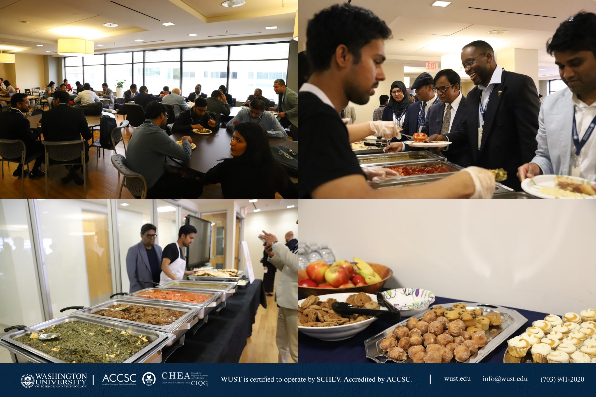 IJCACI 2026 attendees and guests during lunch
