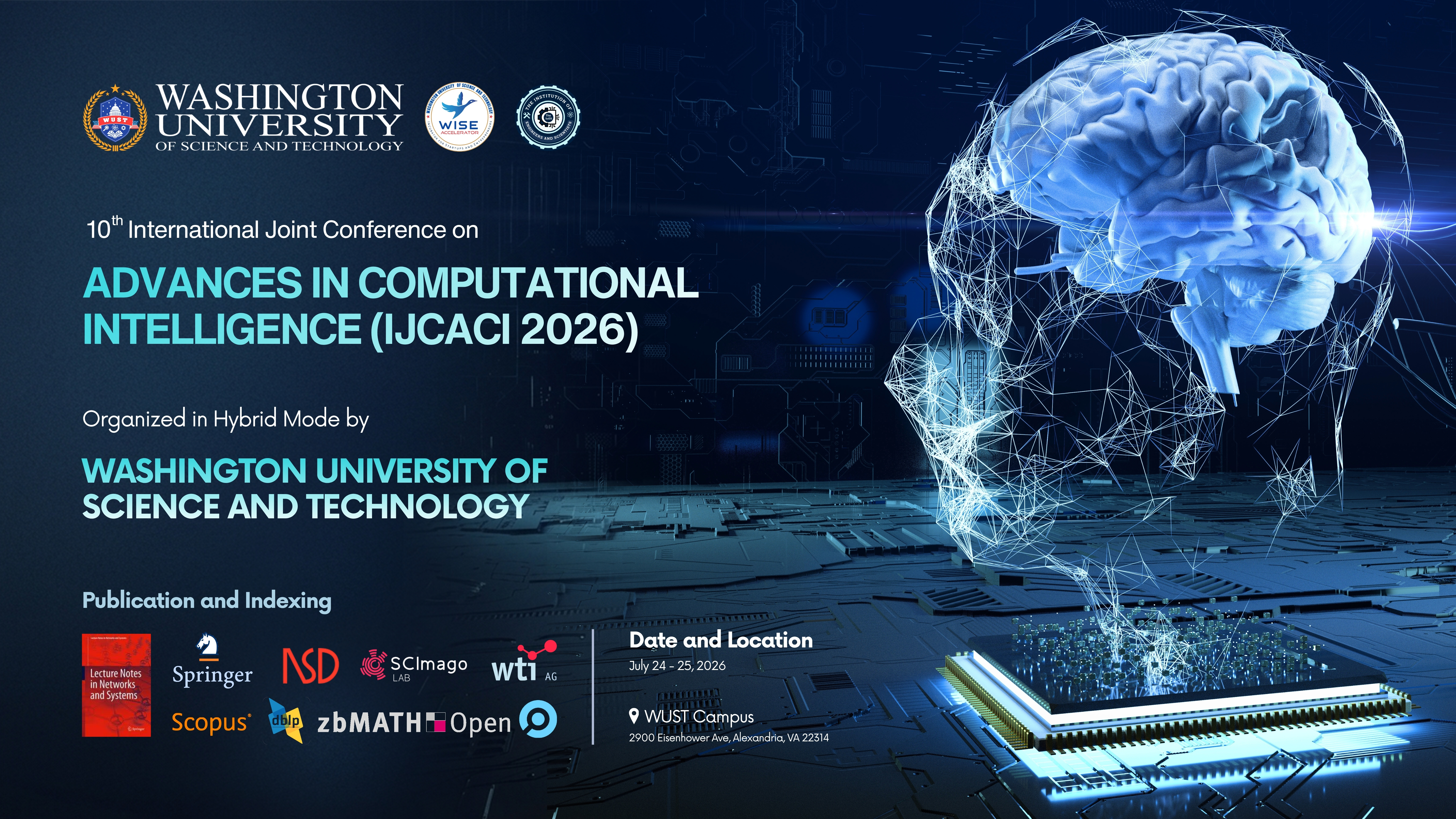 Official IJCACI 2026 conference poster